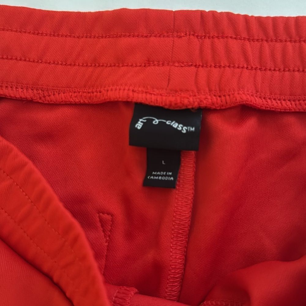 Art Class Girls Red Track Pants Size Small, Medium, Large - Picture 4 of 5